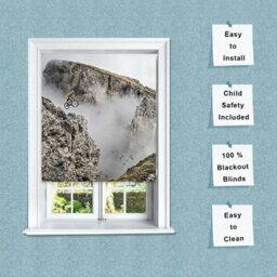 Lister Cartwright Photographic Blackout Roller Blinds For Bedroom Windows - (60 X 140 Cm) - Mountain Bike Scenic - thumbnail 3