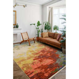 Melrose Persian Inspired Multi Blend Colours X-Large Indoor Area Rug 200/285Cm - thumbnail 1