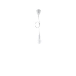 Sollux Lighting Diego Polyvinyl Chloride (Pvc) White 1 Light Classic Pendant Ceiling Light - thumbnail 4