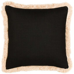 Paoletti Oromo Printed Geometric Fringed Polyester Filled Cushion - thumbnail 2
