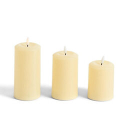 Ohs Flameless Led Candles Set Of 3 Christmas Decorative Lights - thumbnail 3