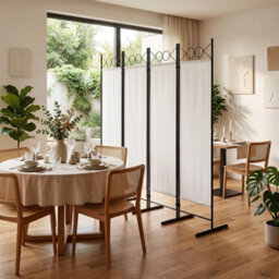 4 Panels Folding Room Divider Lightweight Wall Partition 180Cm Privacy Screen - thumbnail 5