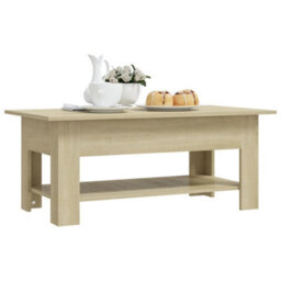 Berkfield Coffee Table Sonoma Oak 102X55X42 Cm Engineered Wood - thumbnail 5