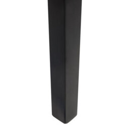Wyld And Coco Lux Velvet Deep Blue Dining Chairs Set Of 2 - Rubberwood Black Legs, W44 X D51 X H99Cm - thumbnail 8
