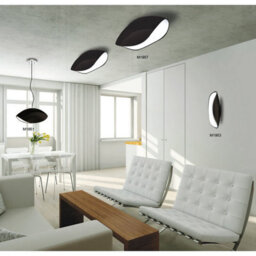 Luminosa Lighting Luminosa Pasion Wall Lamp 2 Light E27, Gloss Black/polished Chrome - thumbnail 3
