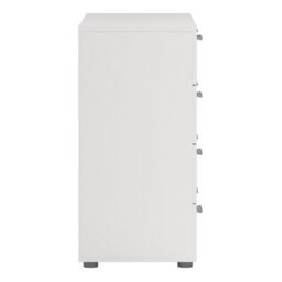 Furniture To Go Pepe Wide Chest Of 8 Drawers (4+4) In White - thumbnail 4