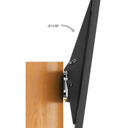 "Avf Affinity Chepstow 93Cm Oval Pedestal Tv Stand, For Tvs 32-65"" - Oak" - thumbnail 5