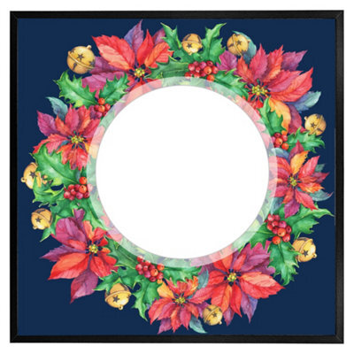 "Andrew Lee Holly & Bright Leaves (Picutre Frame) / 24X24"" / Brown" - image 1