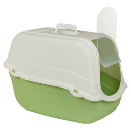 Urbn-Living Urbnliving Extra Large Enclosed Cat Litter Green Bottom Tray Filter Box Hooded Large Scoop Toilet Potty - thumbnail 2