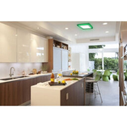 Long Life Lamps Company 12W Recessed Ceiling Led Square Ring Panel Green - thumbnail 8