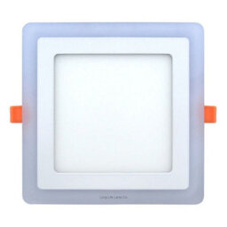 Long Life Lamps Company 12W Recessed Ceiling Led Square Ring Panel Green - thumbnail 3