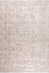The Rugs Montana Cream And Rose Oriental Area Rug And Runner Soft Durable Pet Friendly Easy To Clean Living Room Bedroom 3716Crrs - thumbnail 1