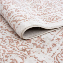 The Rugs Montana Cream And Rose Oriental Area Rug And Runner Soft Durable Pet Friendly Easy To Clean Living Room Bedroom 3716Crrs - thumbnail 5