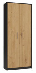 Oliv 2D Storage Cabinet Anthracite Artisan Oak - thumbnail 2