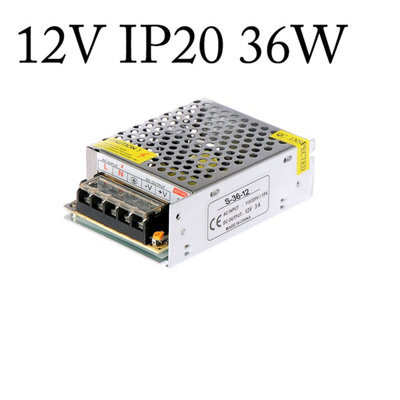 Universal Ip20 Dc 12V Ac 100-240V 36 Watts Led Driver Power Supply Switching Transformer For Display Outdoor Led Strip Light,radio - image 1