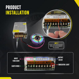 Universal Ip20 Dc 12V Ac 100-240V 36 Watts Led Driver Power Supply Switching Transformer For Display Outdoor Led Strip Light,radio - thumbnail 6
