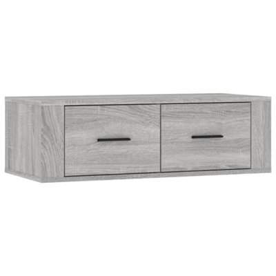Berkfield Classic Hanging Tv Cabinet Grey Sonoma 80X36X25 Cm Engineered Wood - image 1