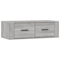 Berkfield Classic Hanging Tv Cabinet Grey Sonoma 80X36X25 Cm Engineered Wood - thumbnail 1