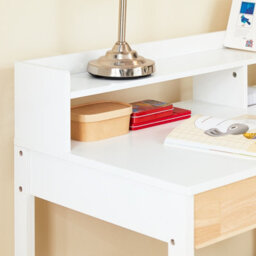 Sobuy Fwt106-W, Home Office Table Desk Computer Desk Workstation With Storage Shelf,white,w100Xd60Xh94 - thumbnail 4