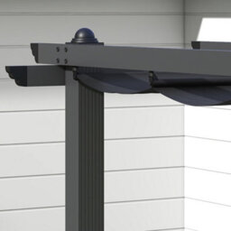 Outsunny 3 X 3(M) Aluminium Pergola With Retractable Roof, Garden Gazebo Canopy - thumbnail 8