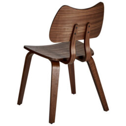 Beliani Set Of 2 Dining Chairs Diana Wood Dark Brown - thumbnail 6