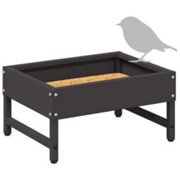 Walplus Black Bird Feeder 34X26X16Cm Cold-Rolled Steel, 3Kg Capacity, 2 Vegetable Nail Holders - thumbnail 8