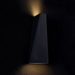Luminosa Lighting Luminosa Times Square Integrated Led Wall Lamp Black, Ip54 - thumbnail 2