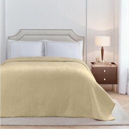 Paoletti Elara Embroidered Duvet Sets, Champagne, Double - thumbnail 4