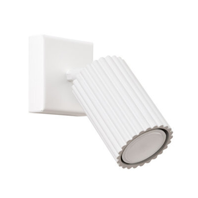 Luminosa Lighting Luminosa Karbon Minimalist Single Wall Spotlight White - image 1