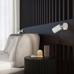 Luminosa Lighting Luminosa Karbon Minimalist Single Wall Spotlight White - thumbnail 8