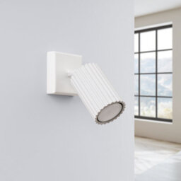 Luminosa Lighting Luminosa Karbon Minimalist Single Wall Spotlight White - thumbnail 2