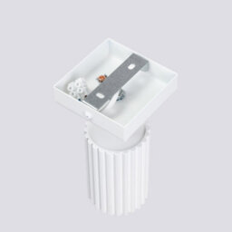Luminosa Lighting Luminosa Karbon Minimalist Single Wall Spotlight White - thumbnail 4