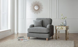 Piper Arm Chair Manhattan Charcoal