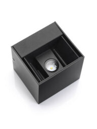 Auraglow Outdoor Integrated Led Adjustable Beam Up & Down Wall Light - Cubista - Black - thumbnail 9