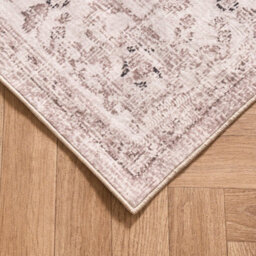 OHS Washable Rug Vintage Living Room Bedroom Carpet Mat, Natural - 120 X 170Cm - thumbnail 6