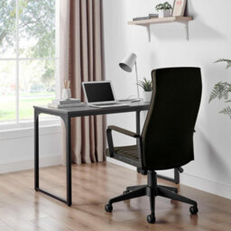Furniturebox Uk Centro Brown Velvet Reclining Office Chair - thumbnail 3
