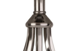 Lighting Supermarket Queenswood Traditional Barley Twist Table Lamp With Natural Linen Drum Shade- Silver Chrome - thumbnail 3