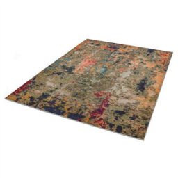 Multicolor Modern Easy To Clean Abstract Rug For Dining Room-160Cm X 230Cm - thumbnail 2