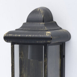 CGC Lighting Cgc Outdoor Outside Wall Light Lantern Clear Diffuser Antique Bronze Traditional Porch - thumbnail 5