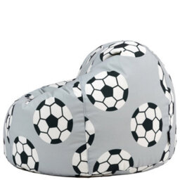 Icon Kids Classic Medium Football Print Dome Bean Bag - thumbnail 4