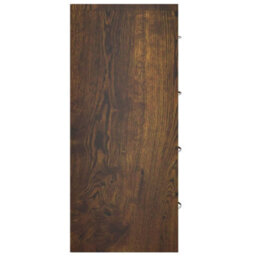 Berkfield Durable Sideboard With 4 Drawers 60X30.5X71 Cm Smoked Oak - thumbnail 5
