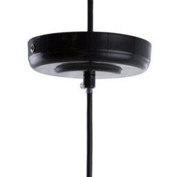 Wyld And Coco Novalux 121Cm Ceiling Pendant Light - Matte Black Iron Shade With Copper Rectangular Frame - thumbnail 7