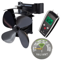 Valiant Remora Magnetic Flue Pipe Fan, Moisture Meter And Magnetic Thermometer - thumbnail 1