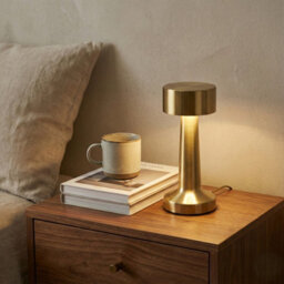 Urbn-Living Urbnliving Rechargeable Led Touch Table Lamp With Usb Charging - Gold Set Of 2 - thumbnail 5