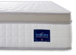 Bedz Online Bedzonline, Beige, Hybrid Memory Foam Pocket Spring Mattress, 5-Zone Pocket Coil System, 4Ft Small Double (120X190 Cm) - thumbnail 2