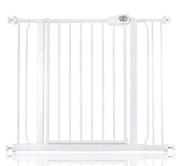 Bettacare Easy Fit Pressure Dog Gate, 94.3Cm - 102.3Cm, White, Pressure Fit Pet Gate For Dog And Puppy, Pet And Dog Barrier - thumbnail 1