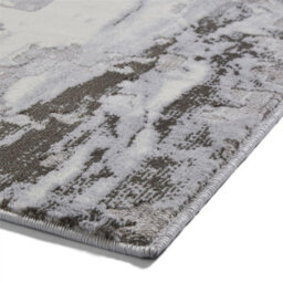 Grey Abstract Modern Easy To Clean Abstract Rug For Dining Room-160Cm X 220Cm - thumbnail 5