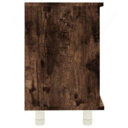 Berkfield Bathroom Cabinet Smoked Oak 60X32X53.5 Cm Engineered Wood - thumbnail 6