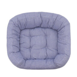 Rosewood Pet Bed Blue Sky Stripe Medium Square Bed - thumbnail 6