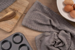 Cuisinart Professional Light Grey Rectangle Bamboo Cotton Sculpted Tea Towel 40 X 70Cm Pack Of 2 - thumbnail 7